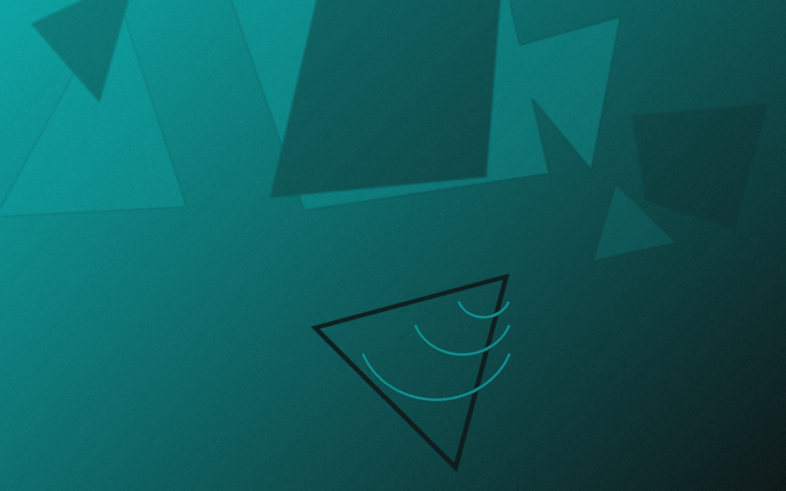 Abstract brand-toned composition representing a marketing & advertising operations review project